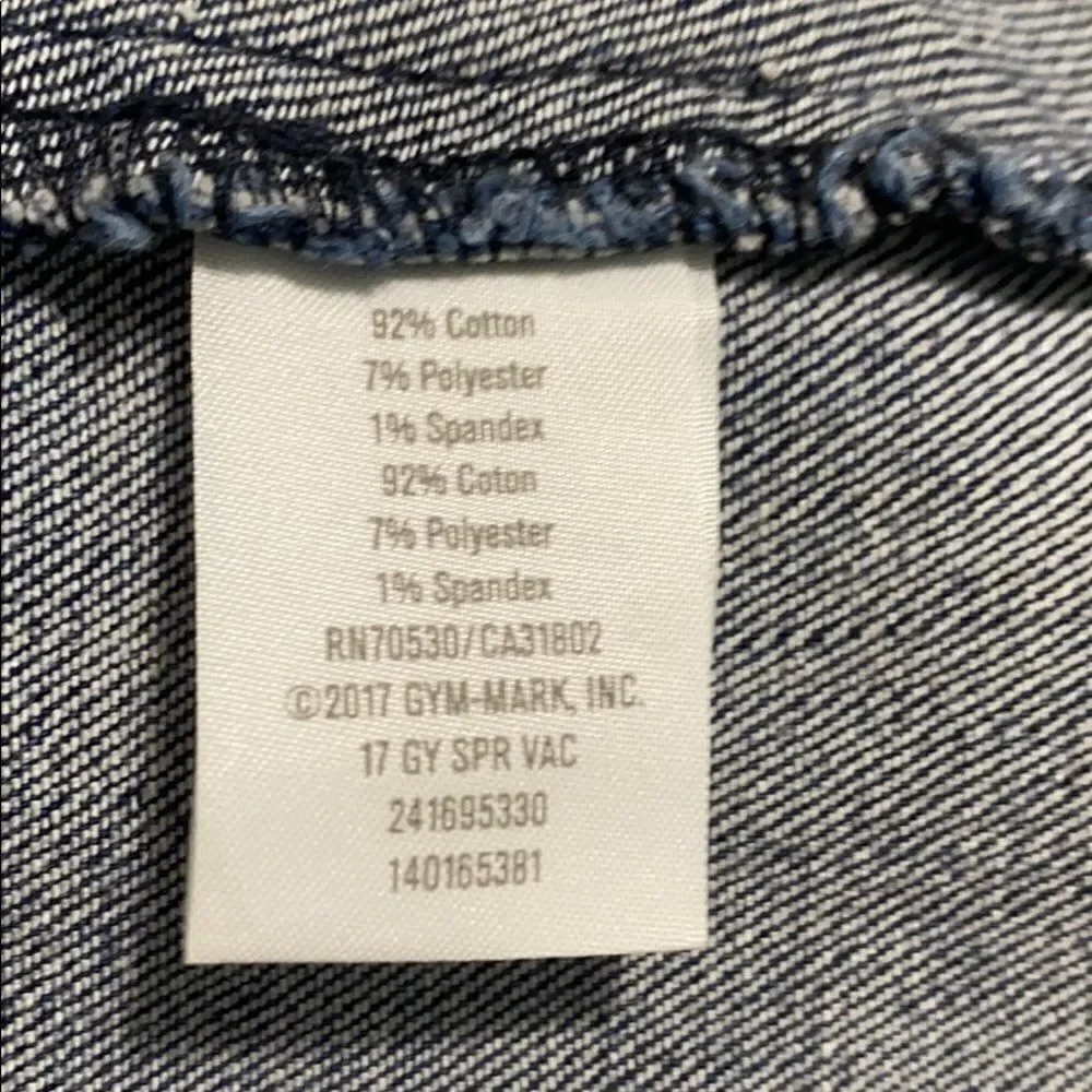 🌴 Gymboree Classic Blue Denim Vest Girls Small(5-6)